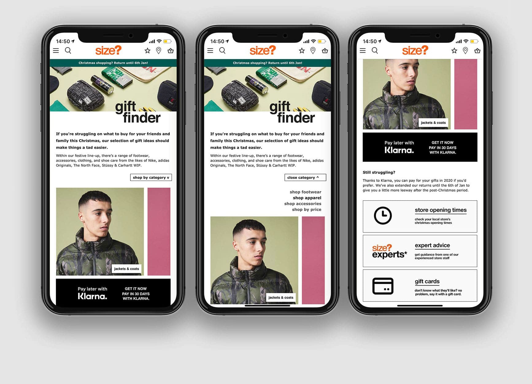 size? Gift Finder