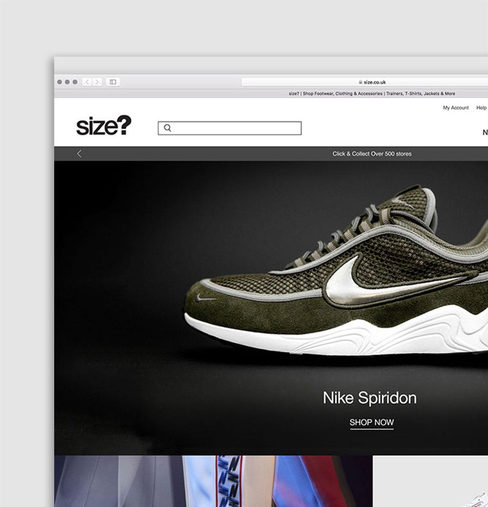 size? Redesign